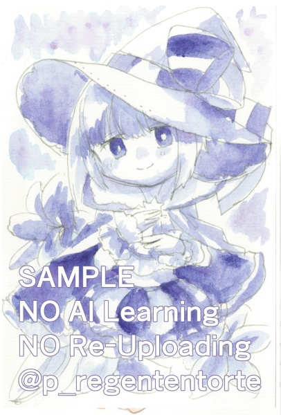 WIXOSS ルリグドローイング 分離色着彩ポストカード