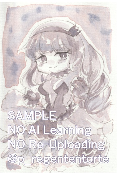 WIXOSS ルリグドローイング 分離色着彩ポストカード