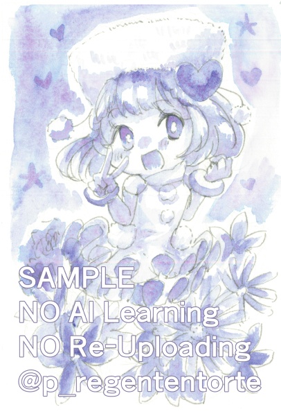 WIXOSS ルリグドローイング 分離色着彩ポストカード