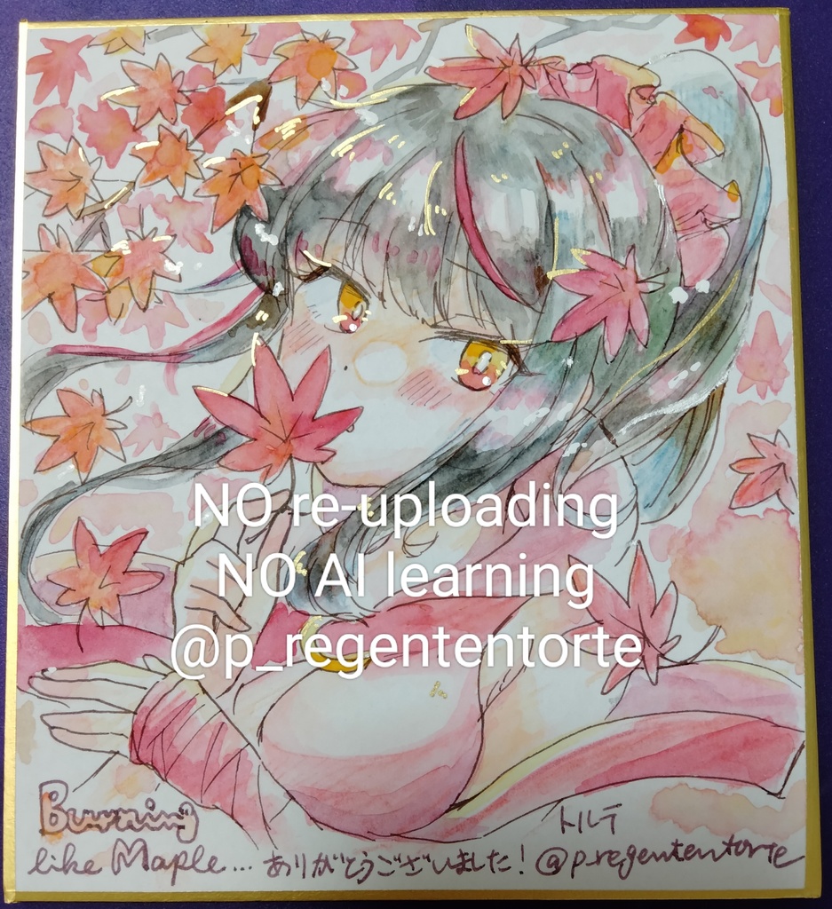 WIXOSS 遊月 色紙 紅葉ver.