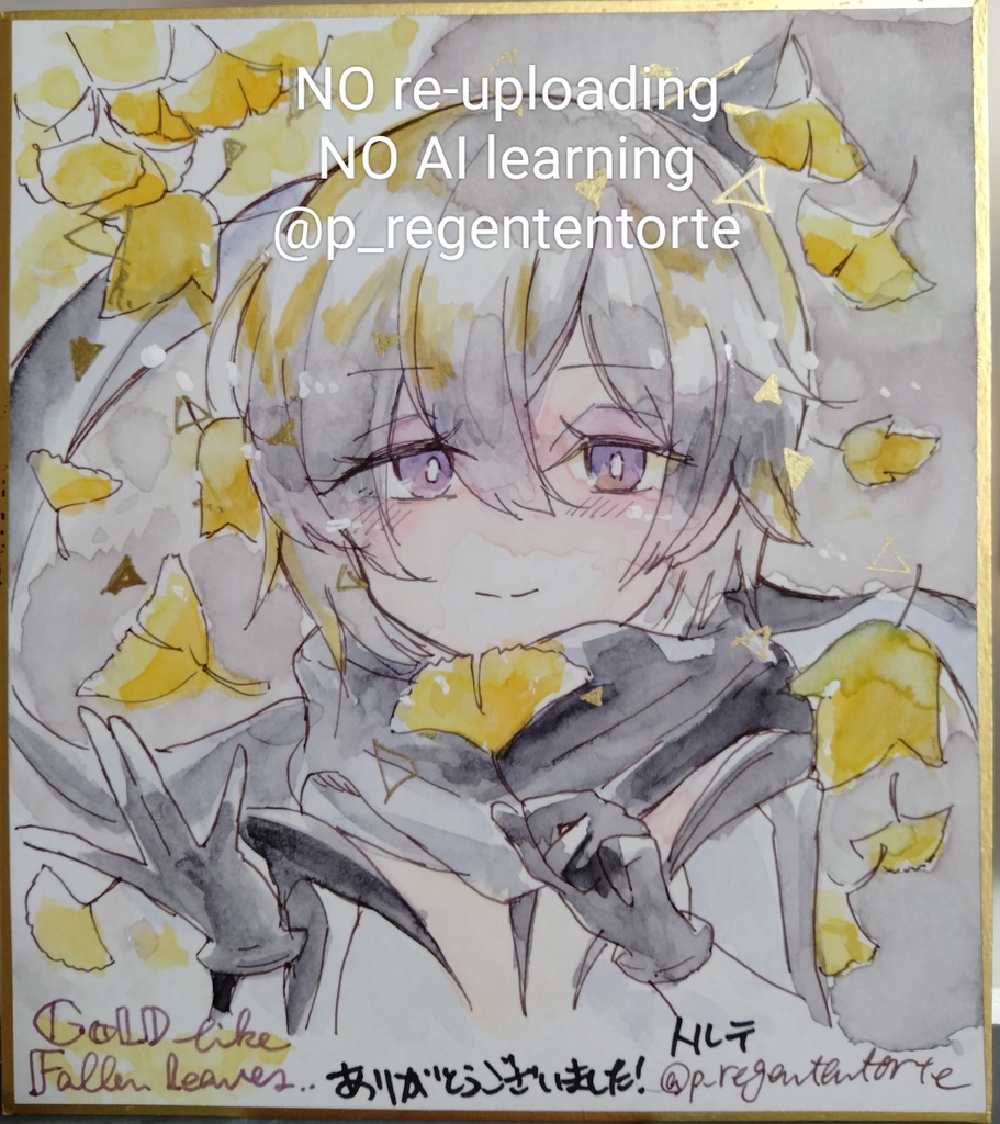 WIXOSS ハナレ 色紙  落葉ver.