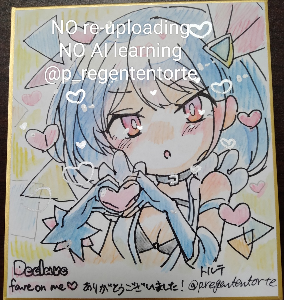 WIXOSS みこみこ 色紙  ルミナスver.