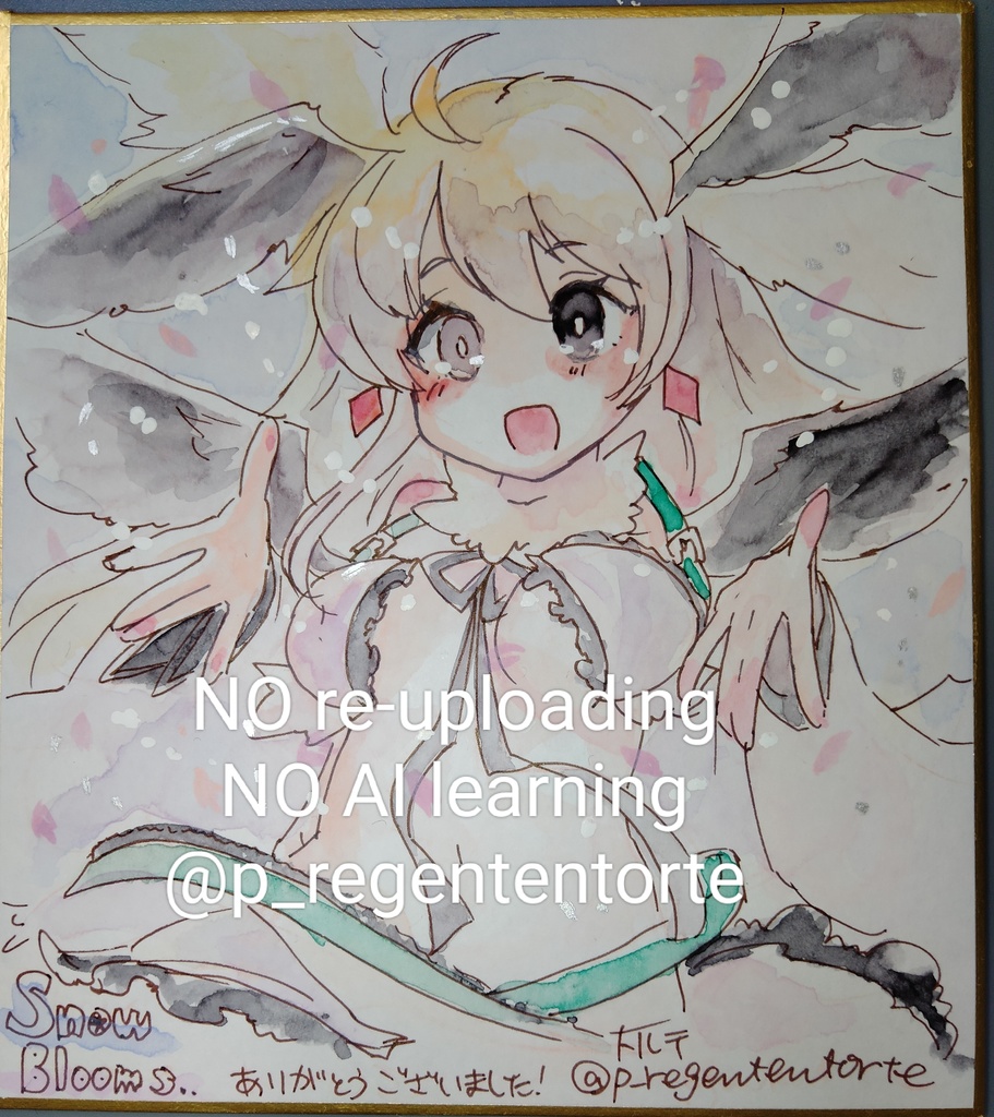 WIXOSS マユ 色紙 雪と華ver.