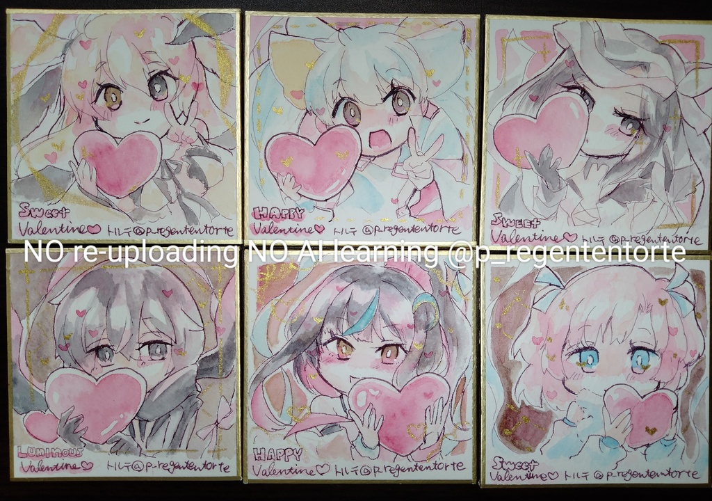 WIXOSS ルリグ ミニミニ色紙 バレンタイン2026ver.