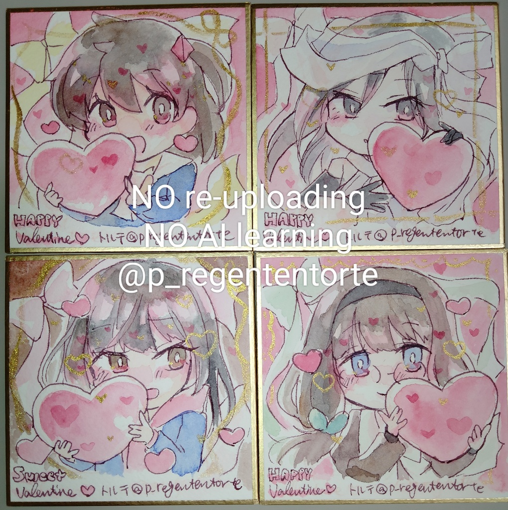 WIXOSS ルリグ ミニミニ色紙 バレンタイン2026ver. その2