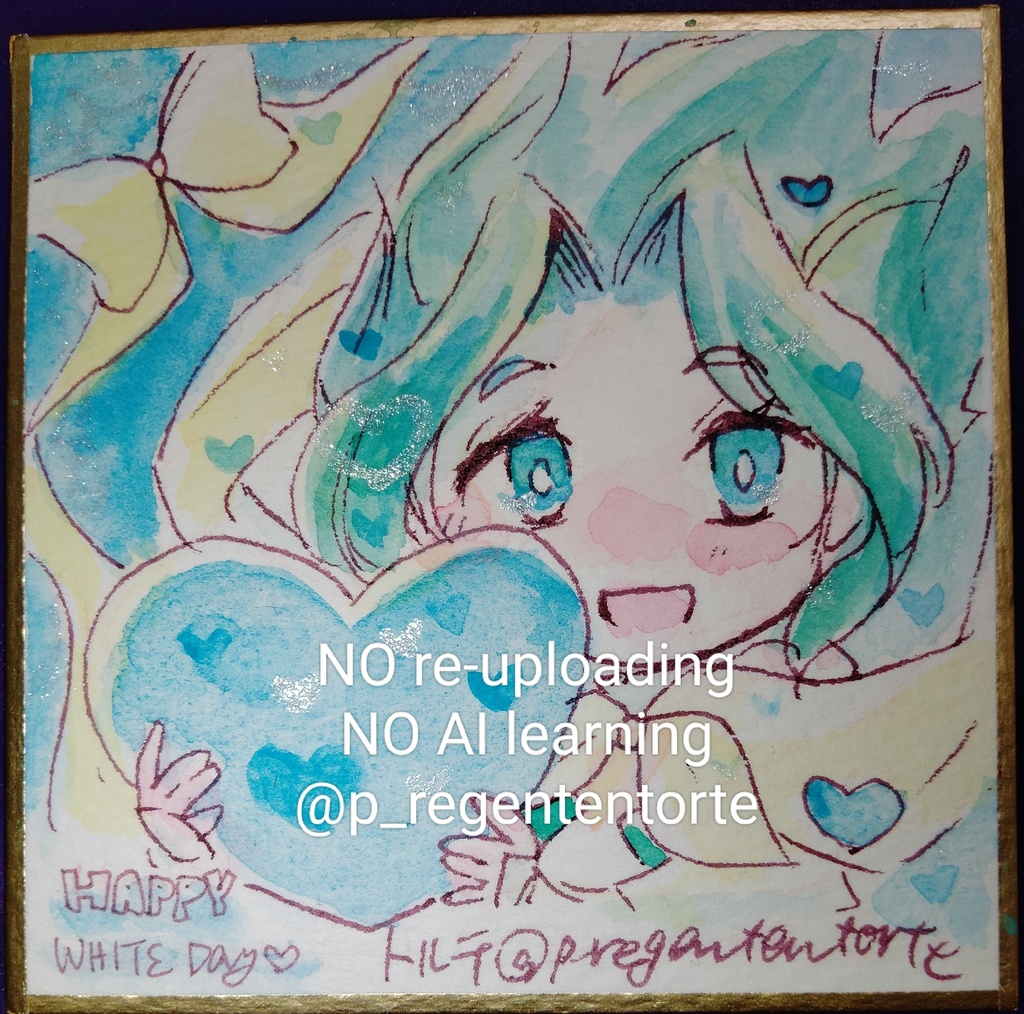 WIXOSS 緑子 ミニミニ色紙 ホワイトデー 2026ver.