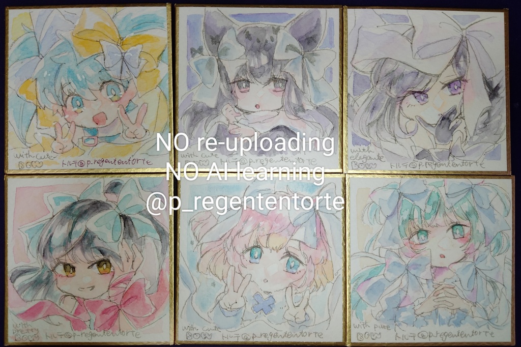 WIXOSS ルリグ ミニミニ色紙 リボンコレクションver.