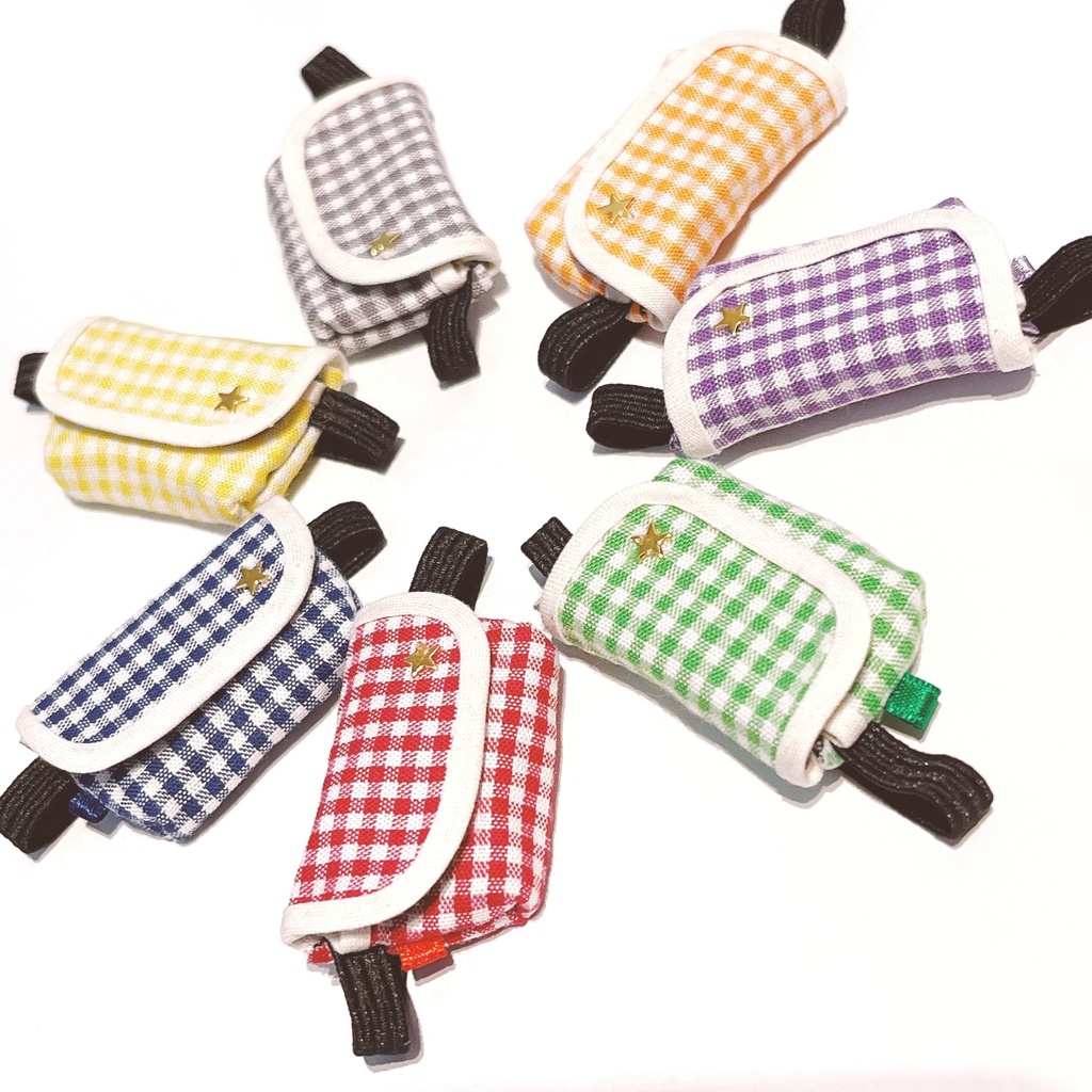 ギンガムボディバッグ