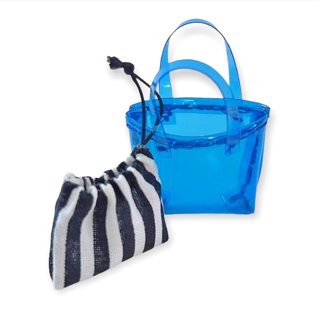 推し色ビニールトート