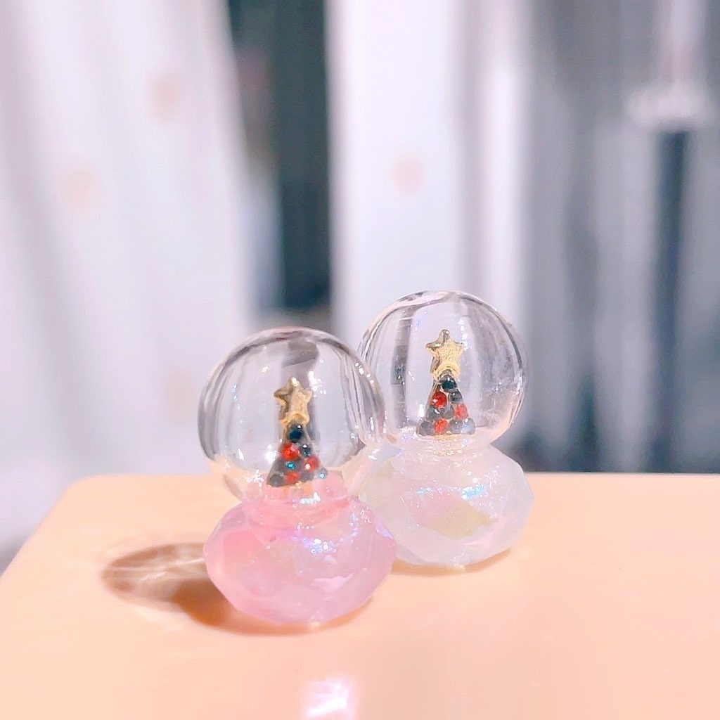 ぬい用クリスマスガラスドーム🎄
