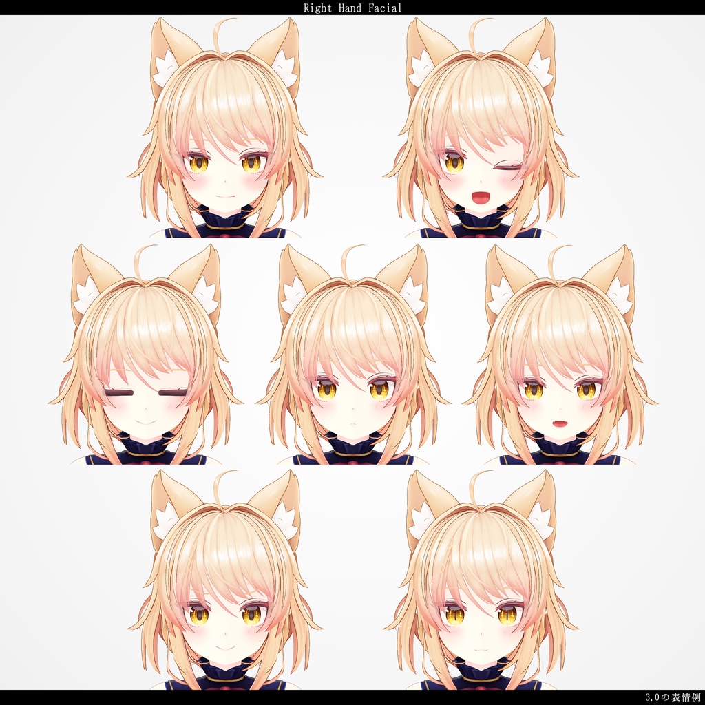 オリジナル3Dモデル「リナリィ・ココ」#Rinaly3D