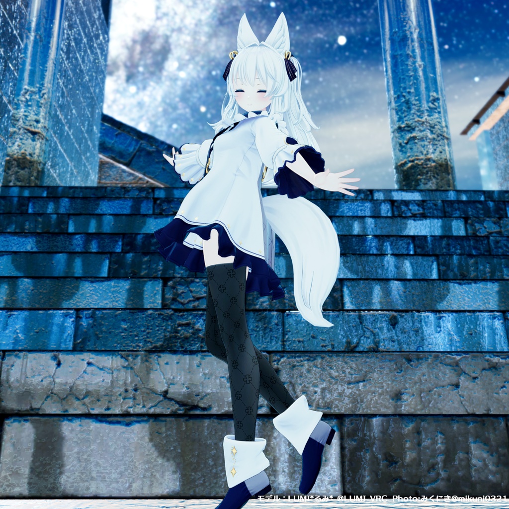 オリジナル3Dモデル「ルルリア-Luruleah-」#Luruleah3D