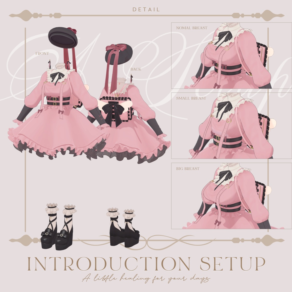 オリジナル3Dモデル「FluffyLily」#なっふな堂