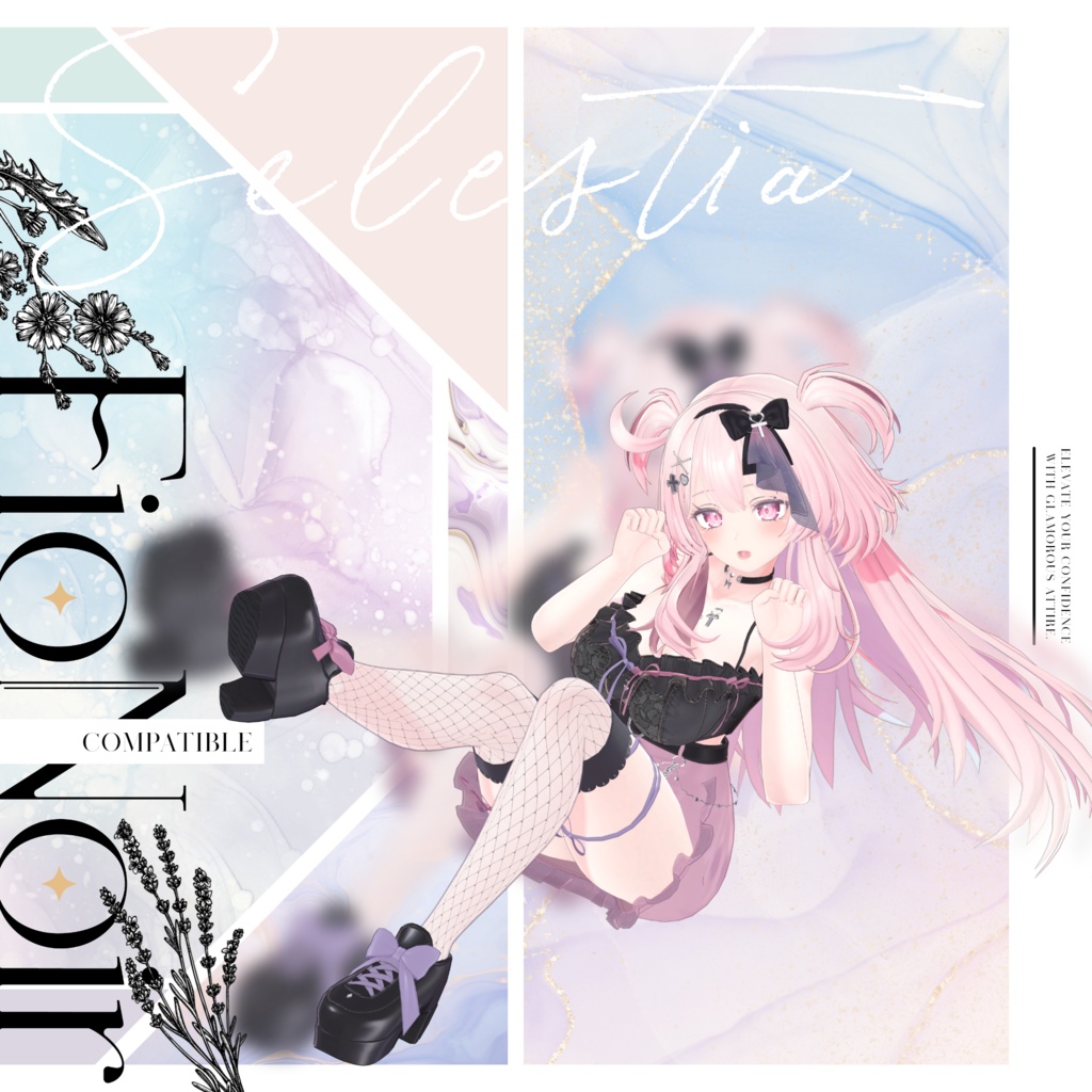 オリジナル3Dモデル「FioNoir」#なっふな堂