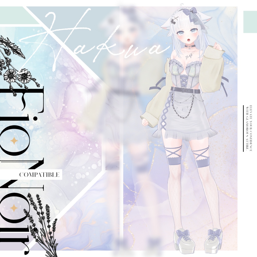 オリジナル3Dモデル「FioNoir」#なっふな堂