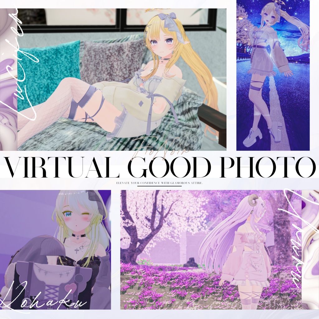 オリジナル3Dモデル「FioNoir」#なっふな堂