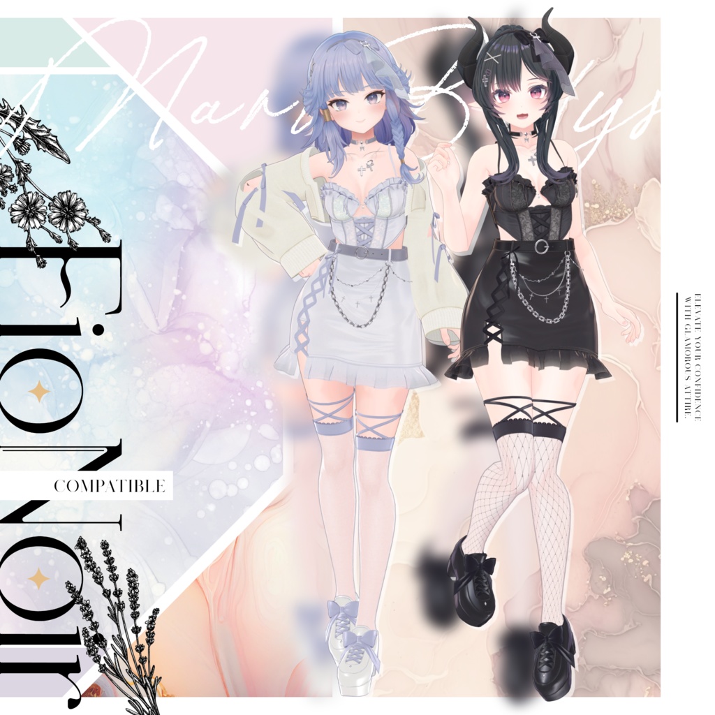 オリジナル3Dモデル「FioNoir」#なっふな堂