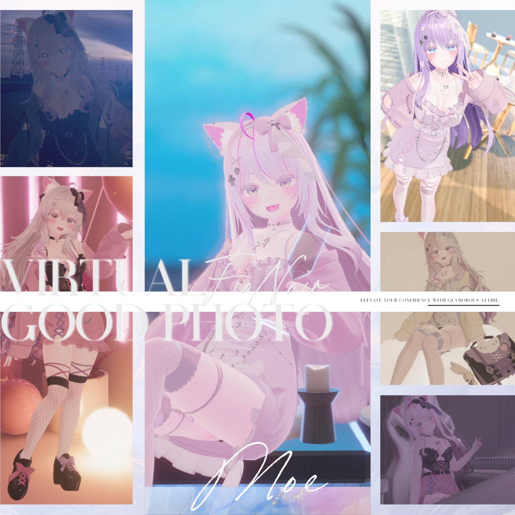 オリジナル3Dモデル「FioNoir」#なっふな堂