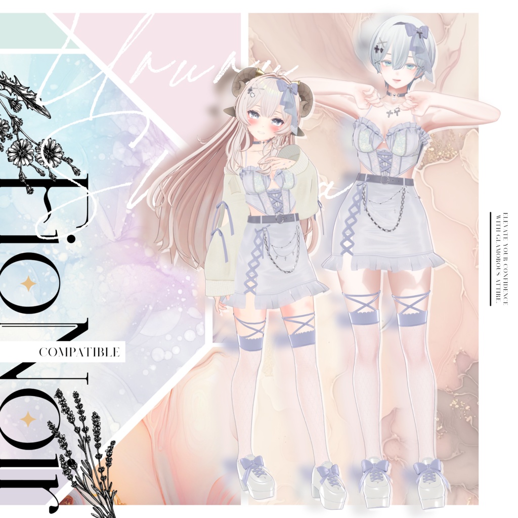 オリジナル3Dモデル「FioNoir」#なっふな堂