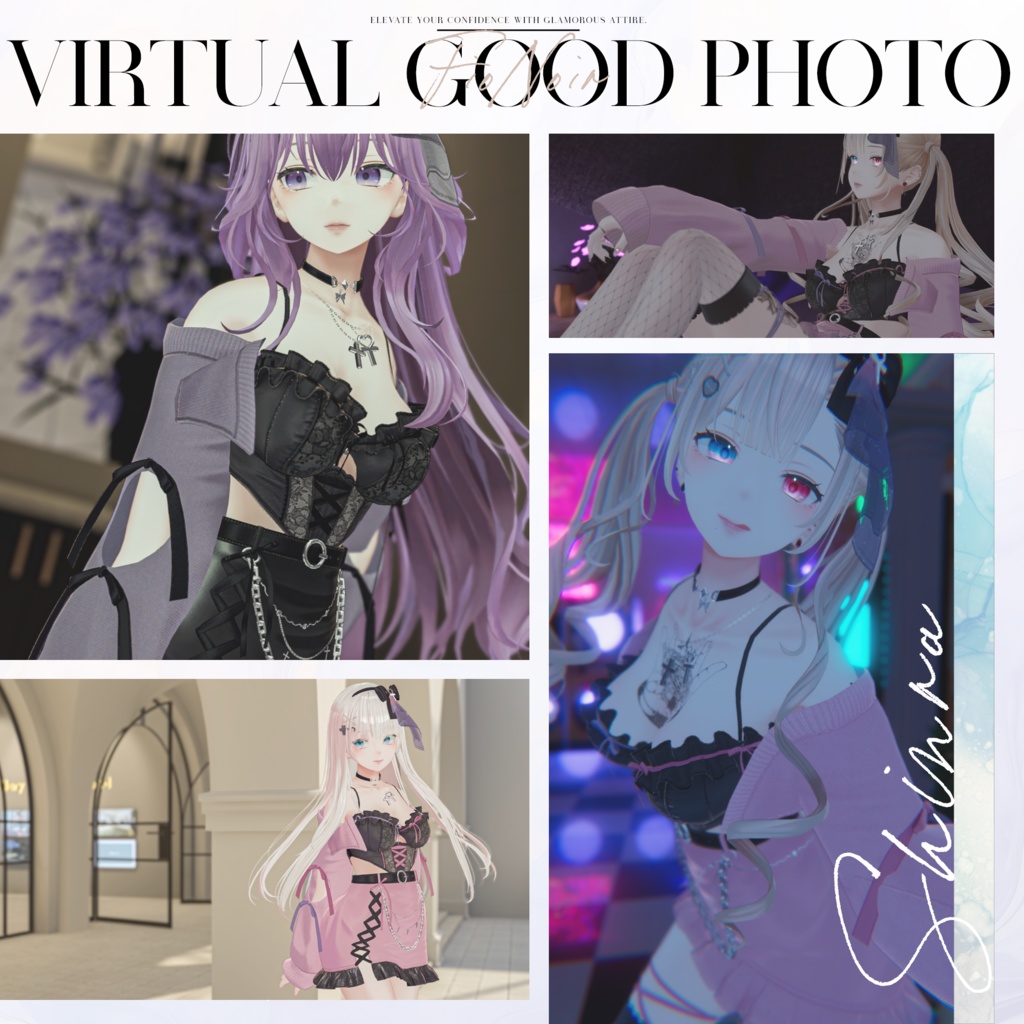 オリジナル3Dモデル「FioNoir」#なっふな堂