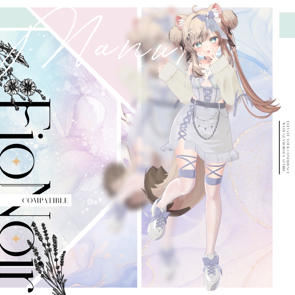 オリジナル3Dモデル「FioNoir」#なっふな堂