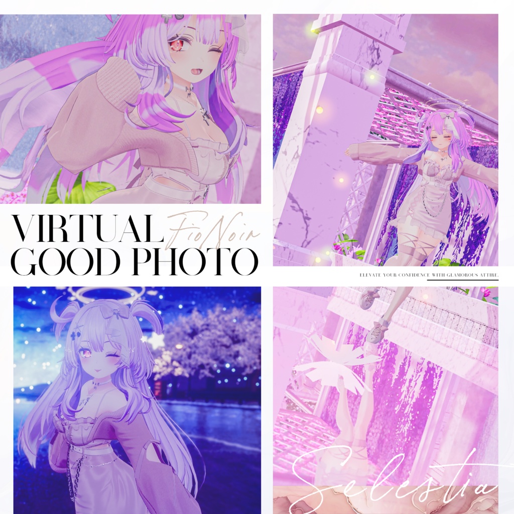 オリジナル3Dモデル「FioNoir」#なっふな堂