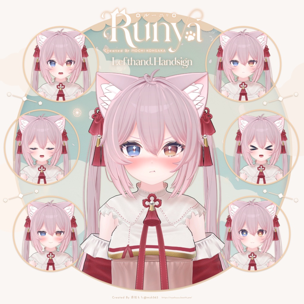 オリジナル3Dモデル「ルーニャ」#Runya3D