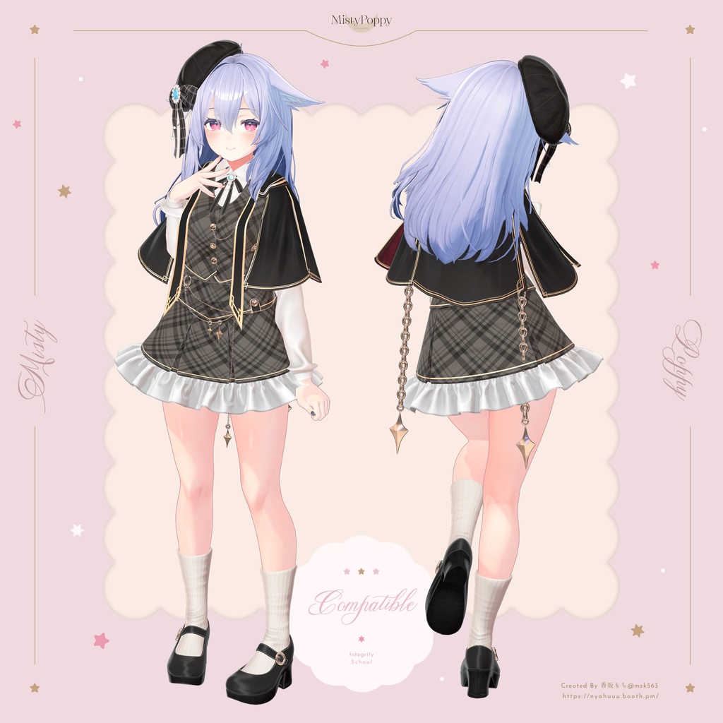 オリジナル3Dモデル「MistyPoppy」#なっふな堂 #MistyPoppy