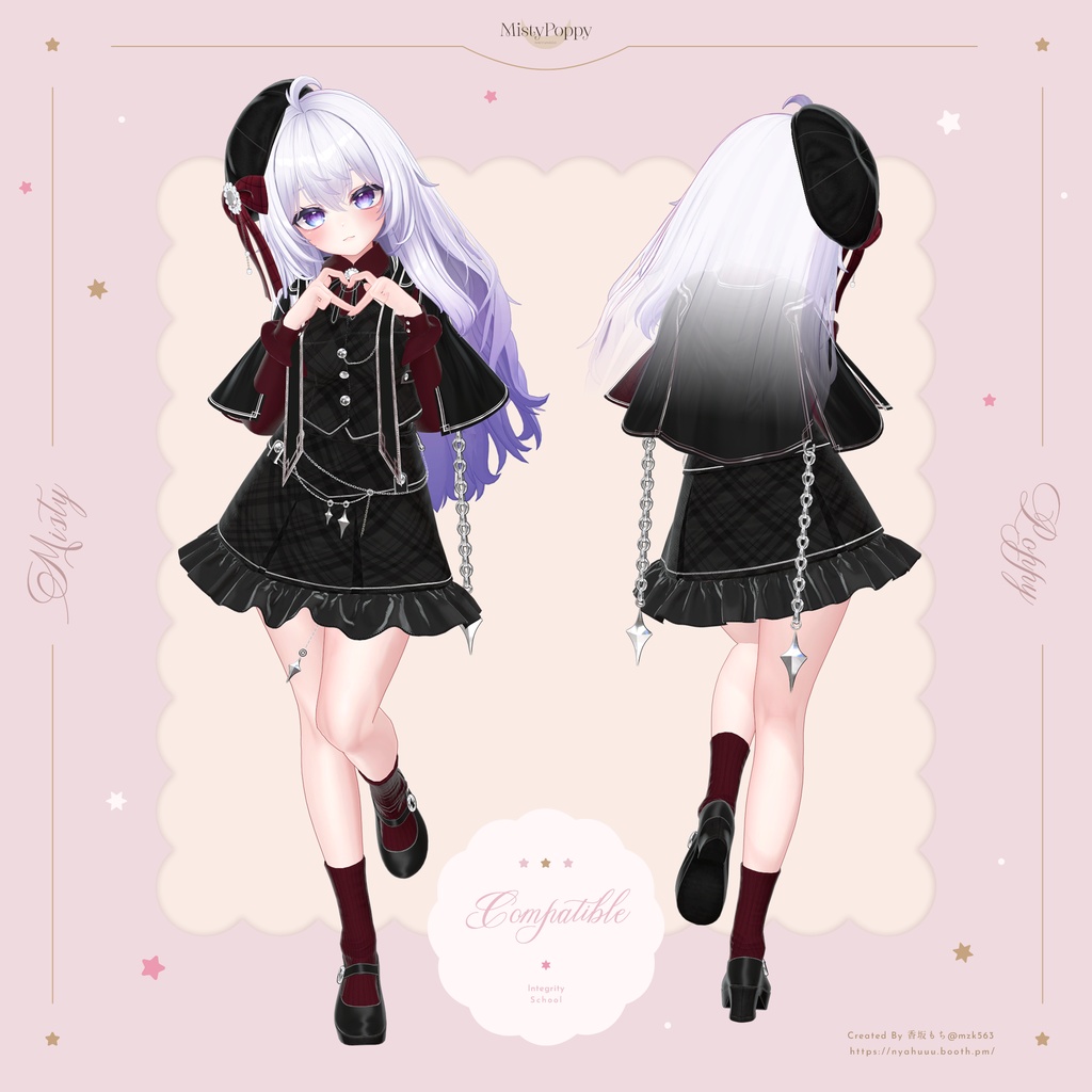 オリジナル3Dモデル「MistyPoppy」#なっふな堂 #MistyPoppy