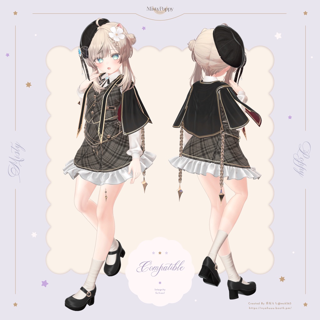 オリジナル3Dモデル「MistyPoppy」#なっふな堂 #MistyPoppy