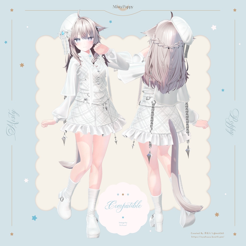 オリジナル3Dモデル「MistyPoppy」#なっふな堂 #MistyPoppy
