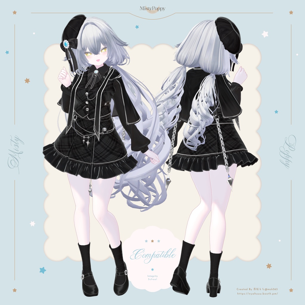 オリジナル3Dモデル「MistyPoppy」#なっふな堂 #MistyPoppy