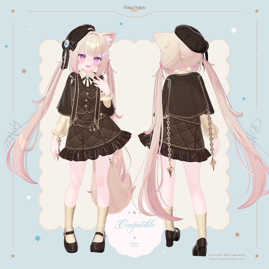 オリジナル3Dモデル「MistyPoppy」#なっふな堂 #MistyPoppy