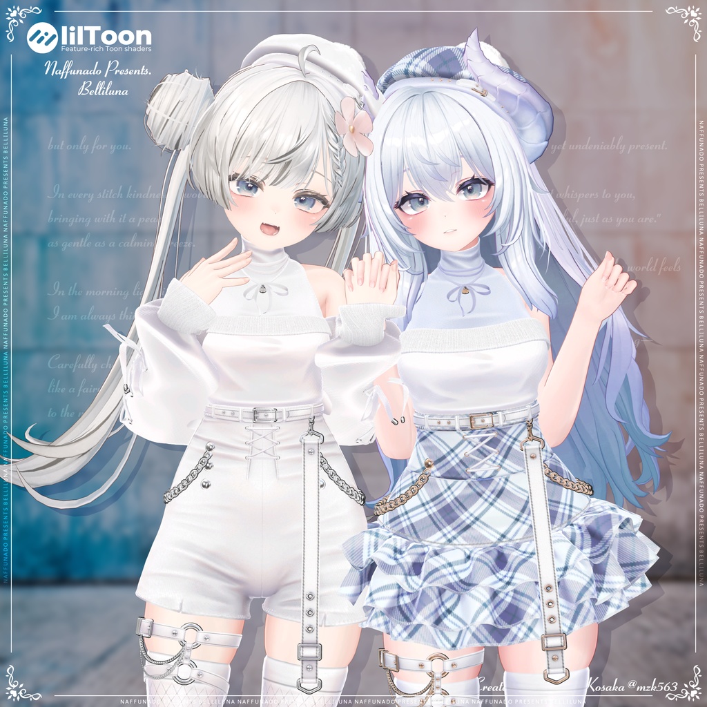 オリジナル3Dモデル「Belliluna-ベリルーナ-」#なっふな堂