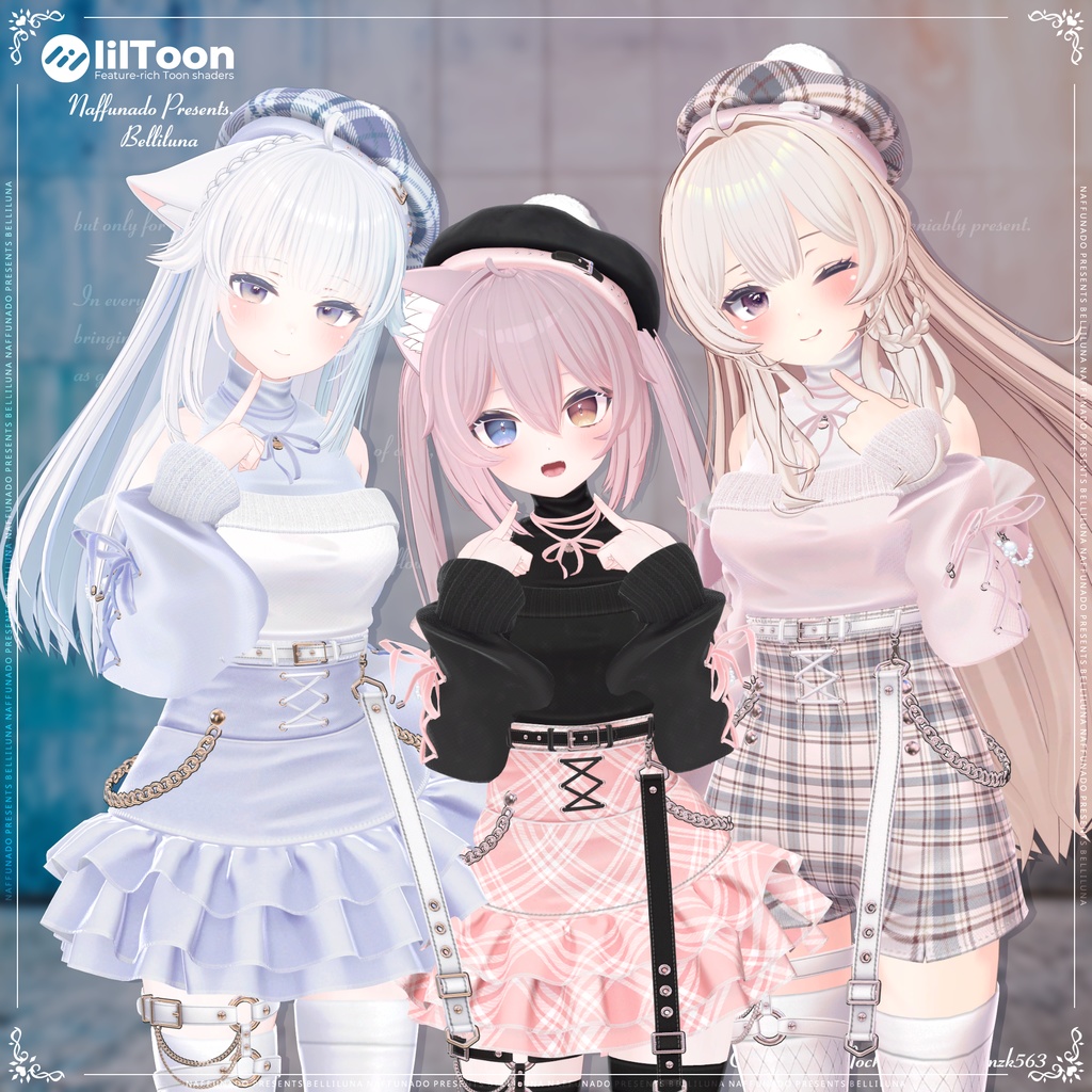 オリジナル3Dモデル「Belliluna-ベリルーナ-」#なっふな堂