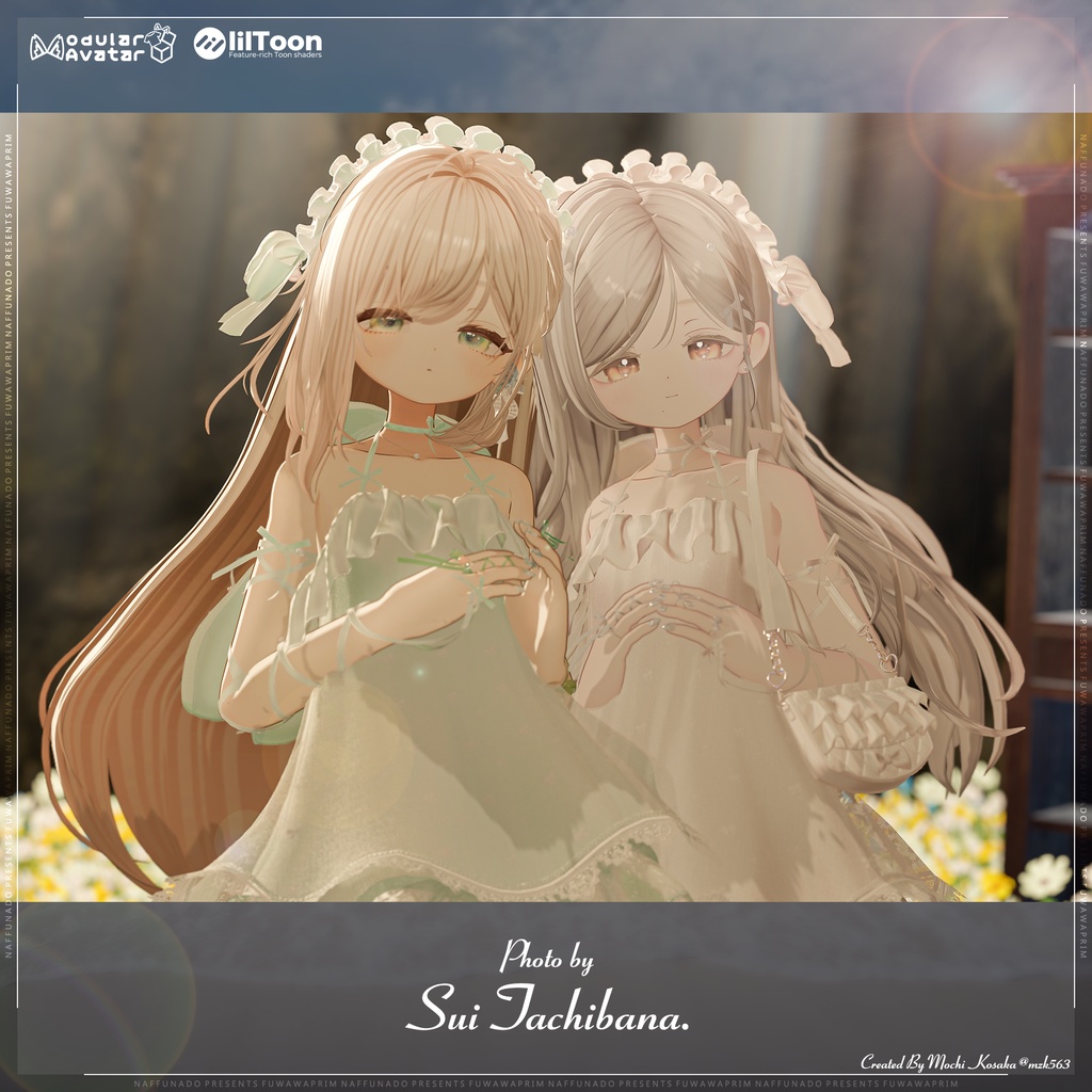 オリジナル3Dモデル「FuwawaPrim-ふわわぷりむ-」#なっふな堂