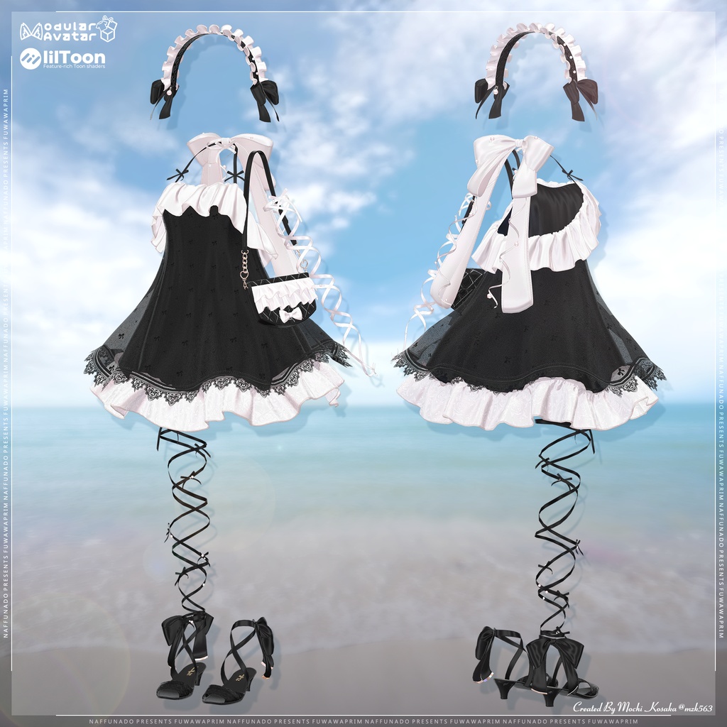 オリジナル3Dモデル「FuwawaPrim-ふわわぷりむ-」#なっふな堂