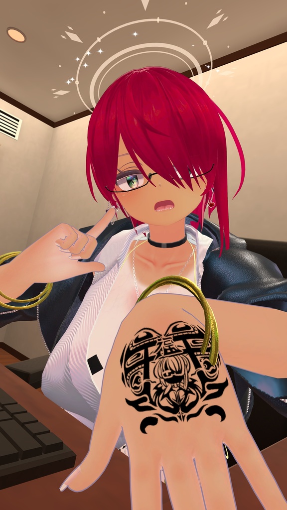 VRChatアバター利用想定 オリジナルタトゥー製作依頼