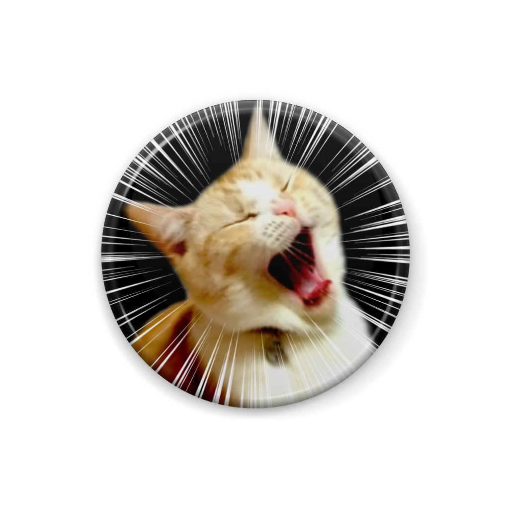 シャウトねこ 缶バッジ - メルver.
