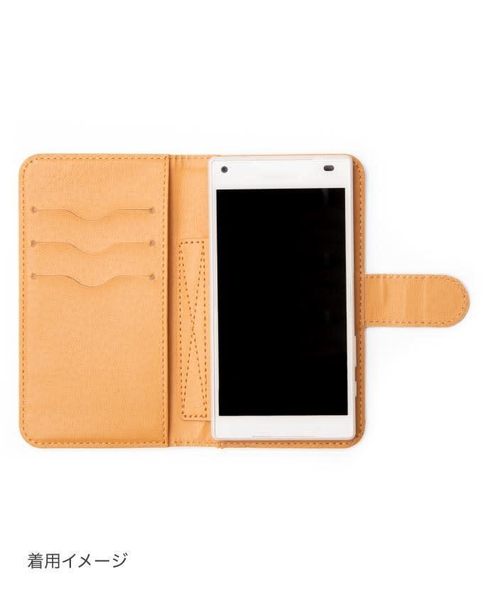 夏色!猫と肉球の手帳型スマホケース 手帳型Androidケース - スイカ/メロン