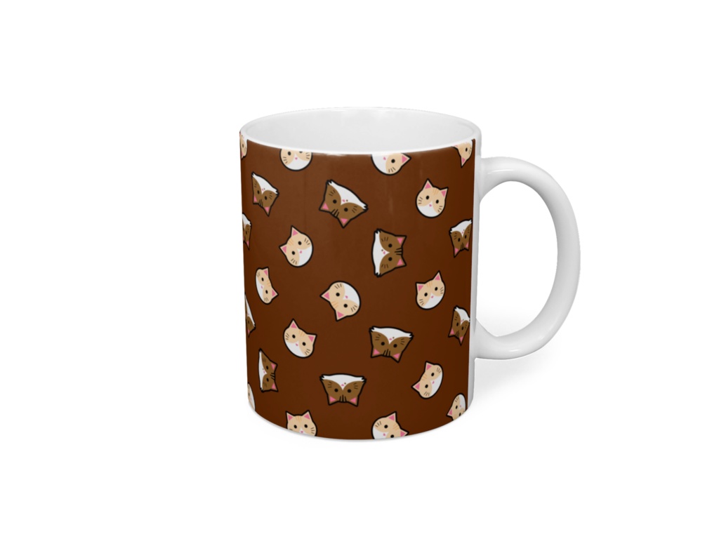 メル&ムギがいっぱい!マグカップ ミントカラー・チョコレートカラー