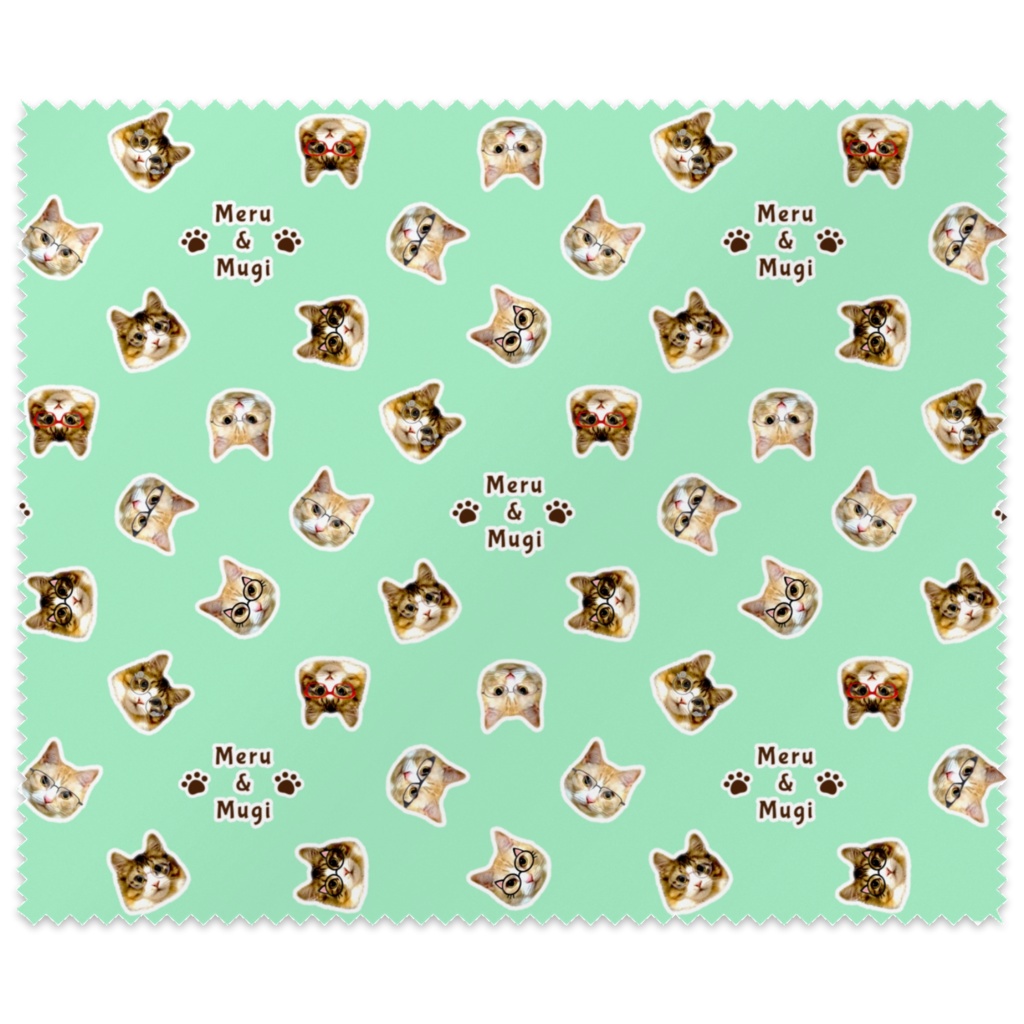 メル&ムギ メガネ拭き マルチクロス クリーナークロス マイクロファイバー