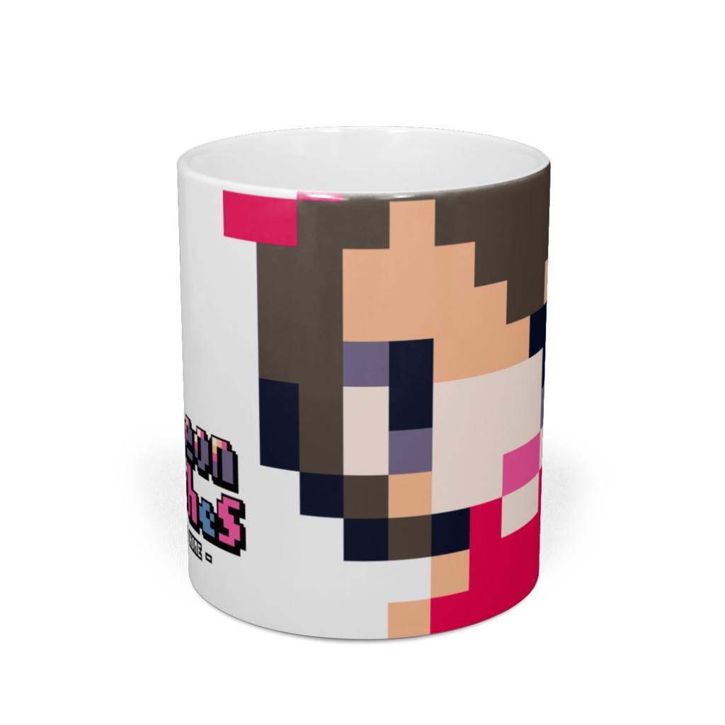 『ダンジョンウィッチーズ 少女の帰宅』 ドット絵マグカップ(英語表記)