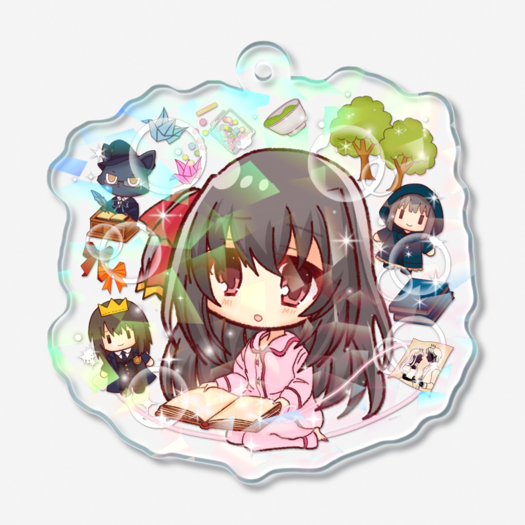ホログラムアクリルキーホルダー