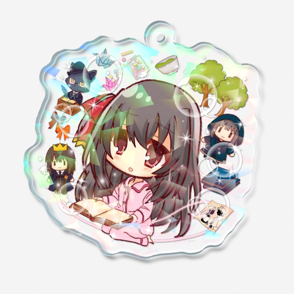 ホログラムアクリルキーホルダー