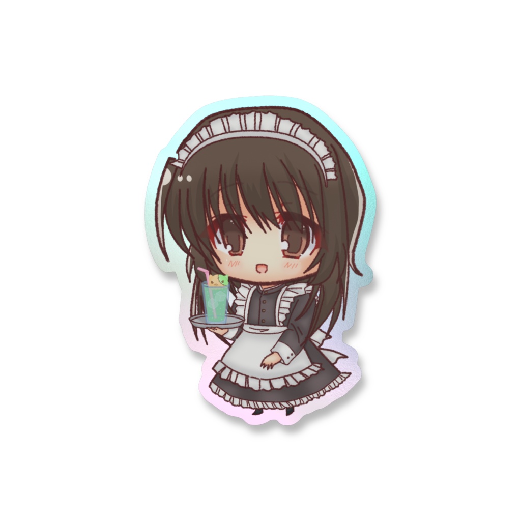 オーロラスマホステッカー - 縦