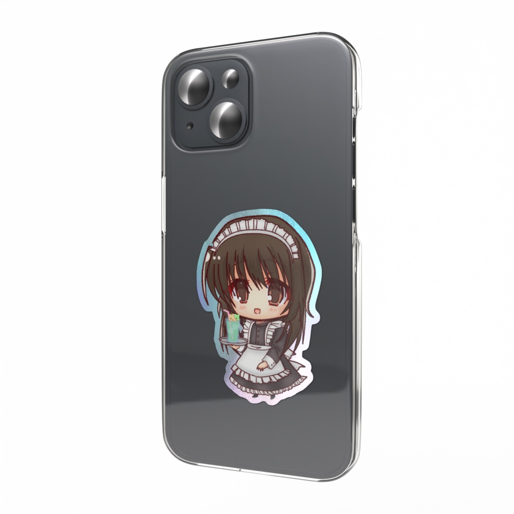 オーロラスマホステッカー - 縦