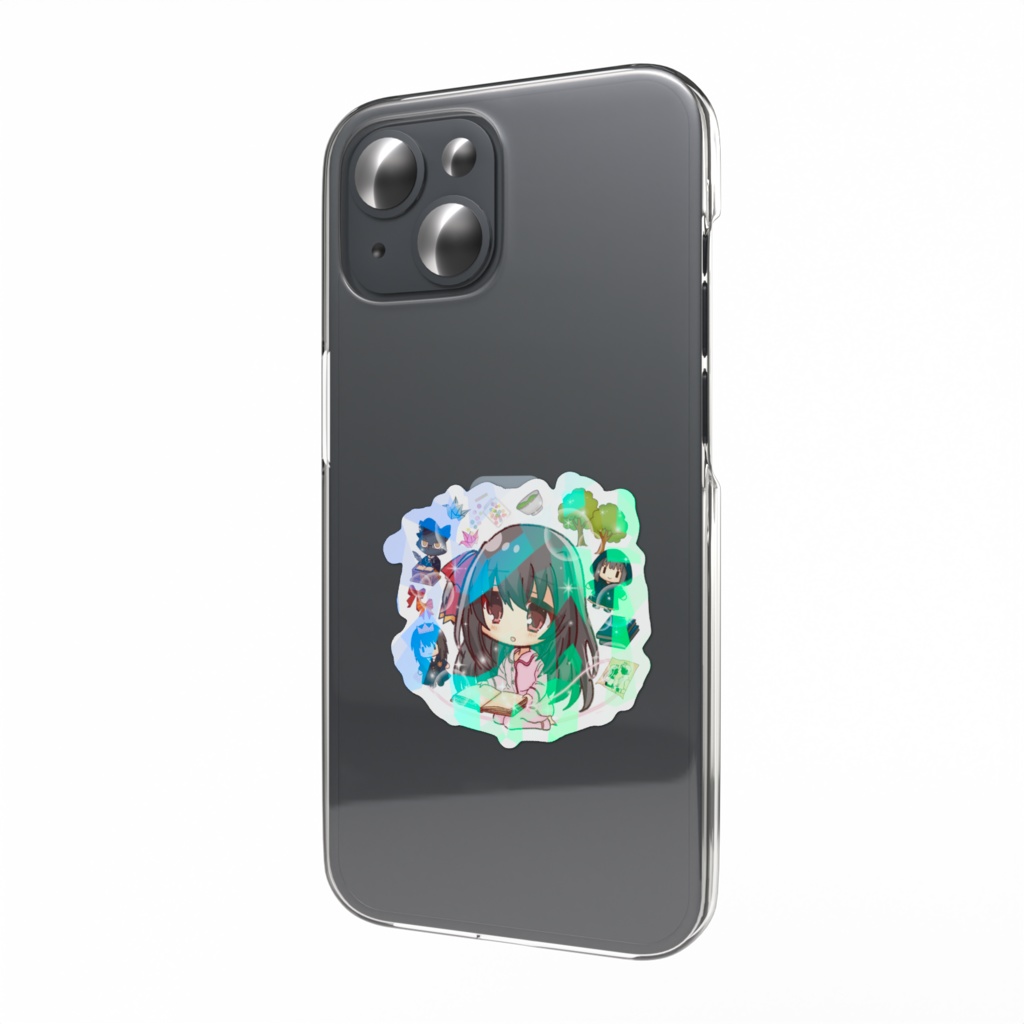 ホログラムスマホステッカー - 縦