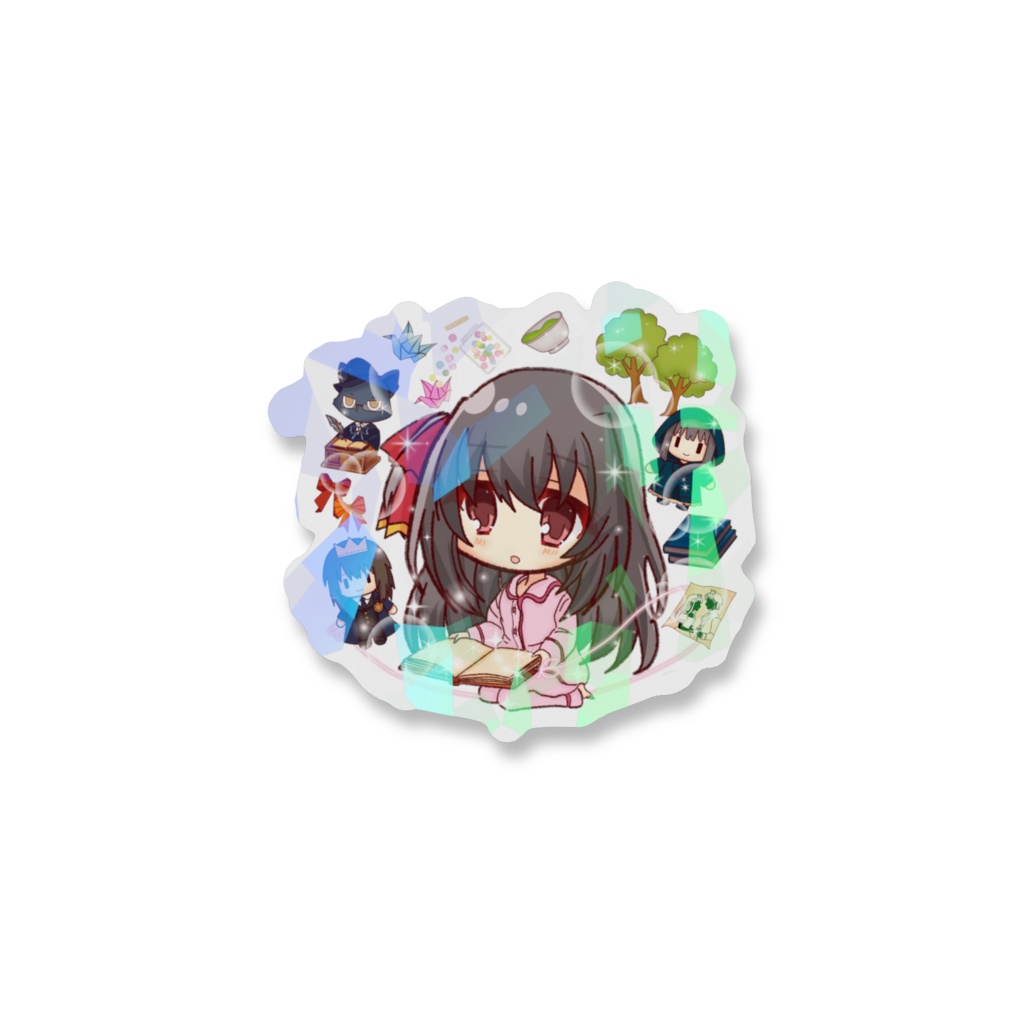 ホログラムスマホステッカー - 縦