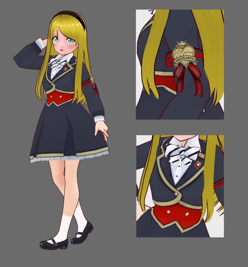 Twisted Wonderland heartslabyul school uniform 2024 cosplay